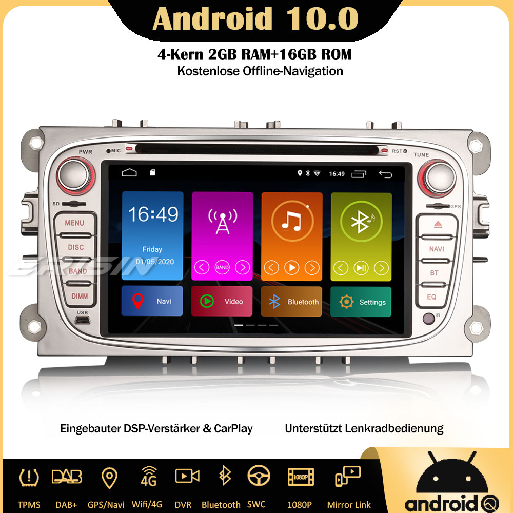 9" DSP Android 10.0 Autoradio Navi Mercedes A/B Klasse Vito Viano Crafter DVB-T2